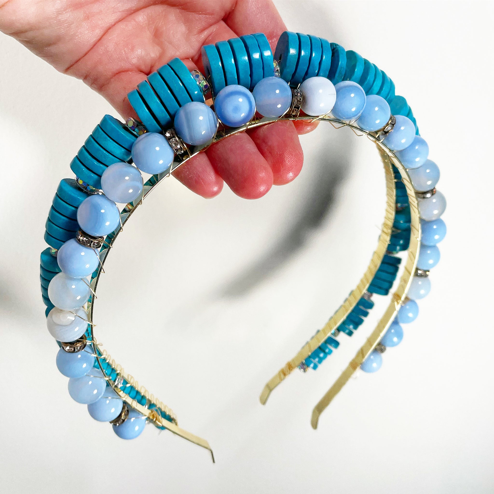 Gemstone Wheel Crystal Crown