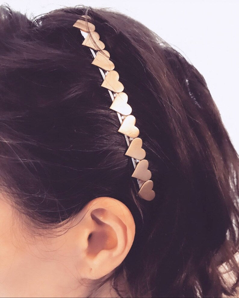 Gold Geometric French Barrette