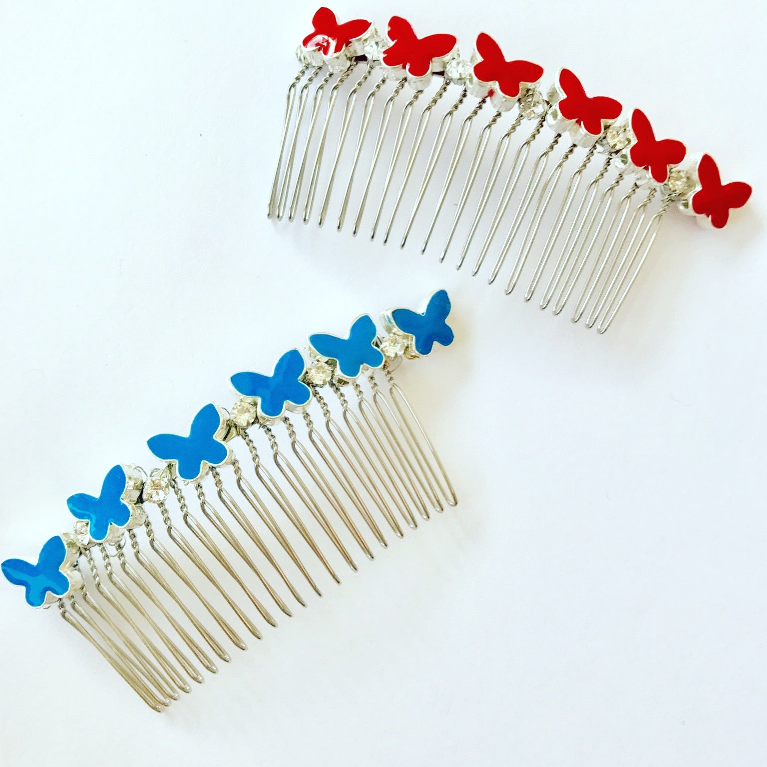 Butterfly Crystal Comb