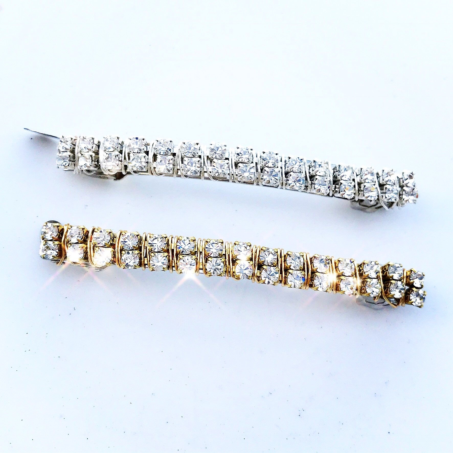 Crystal Chain Barrette