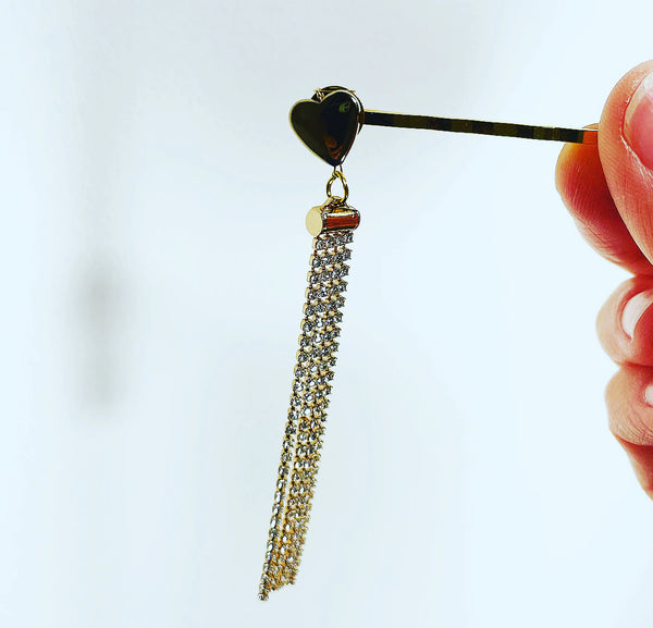 Crystal Fringe Hair Pin