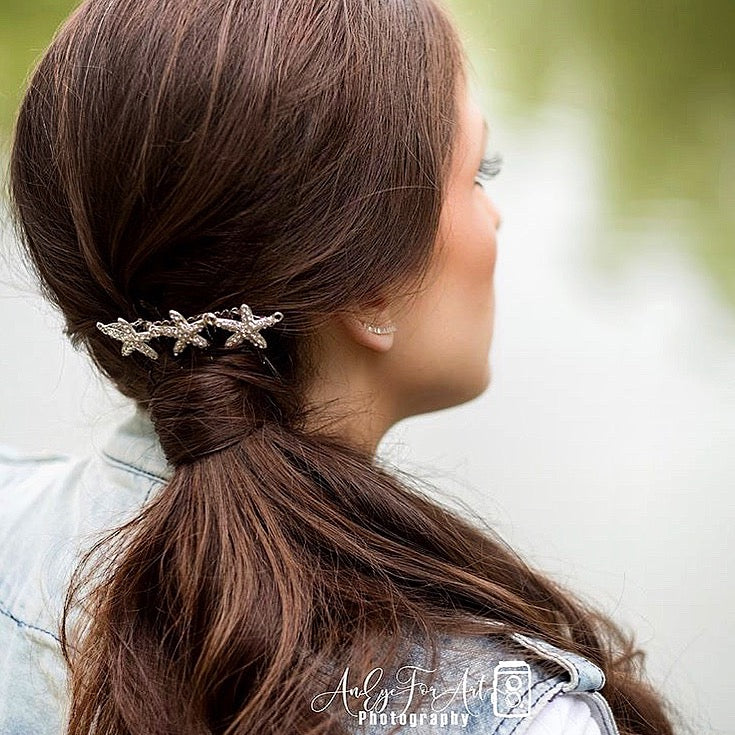 Crystal Starfish Comb