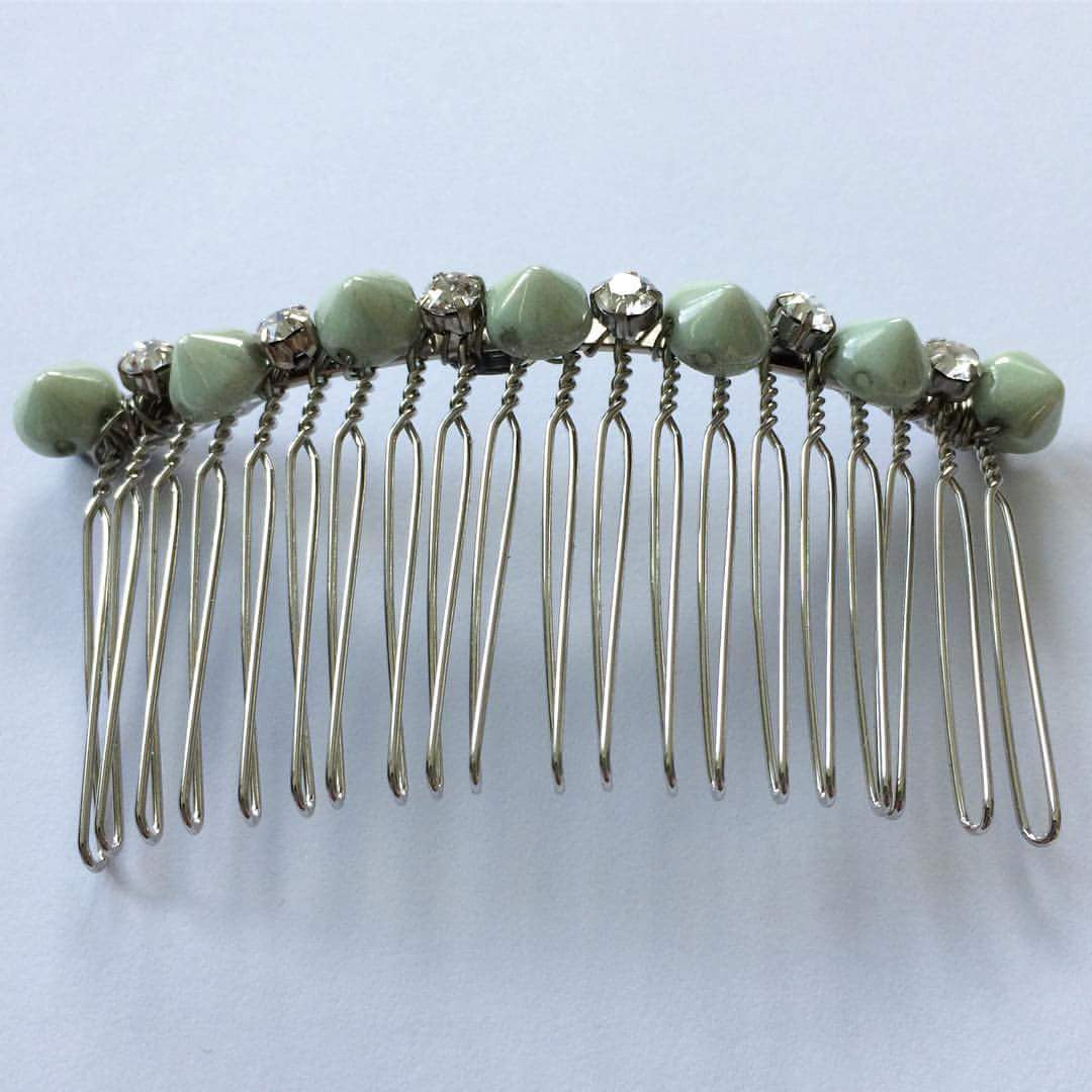 Spike Crystal Hair Comb