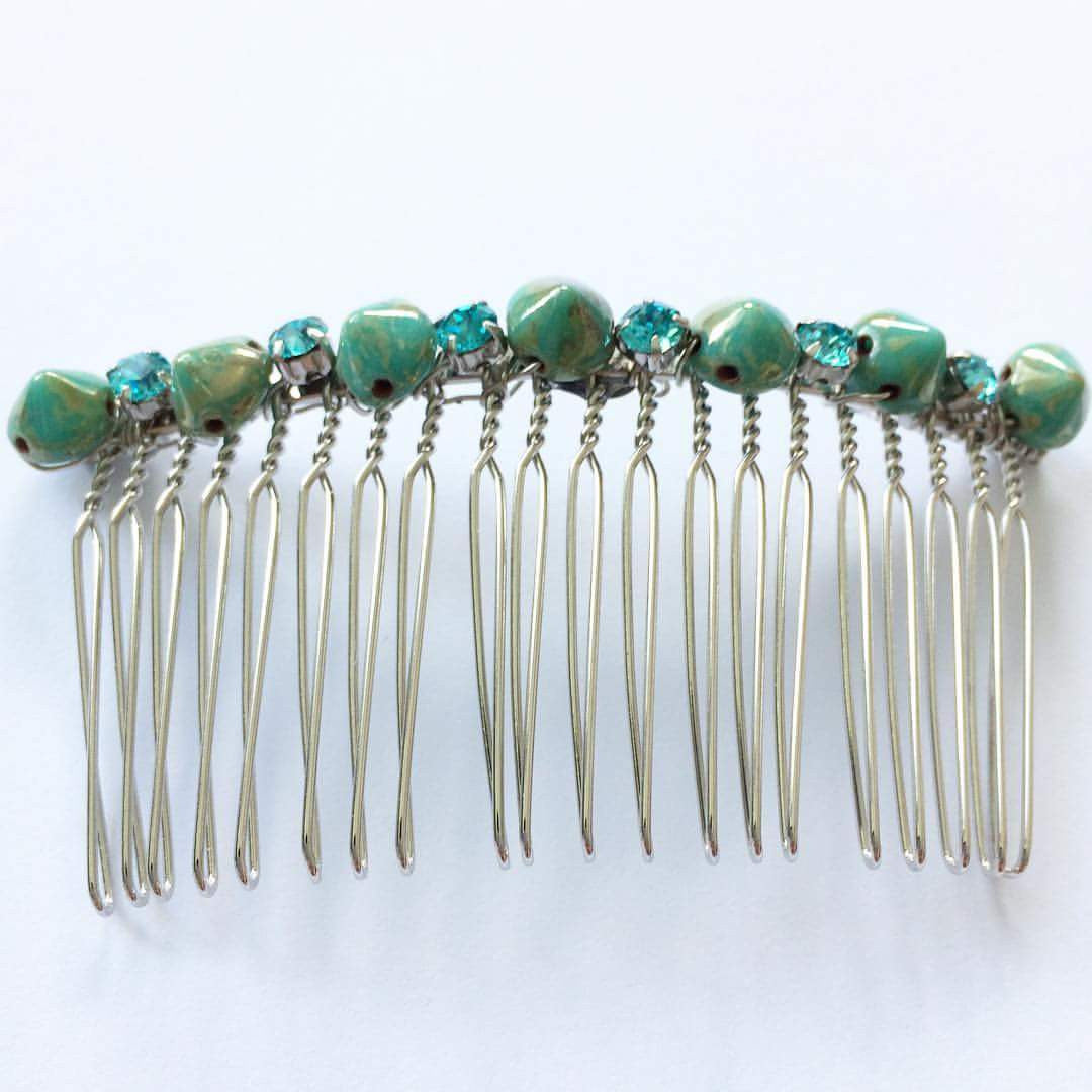 Spike Crystal Hair Comb