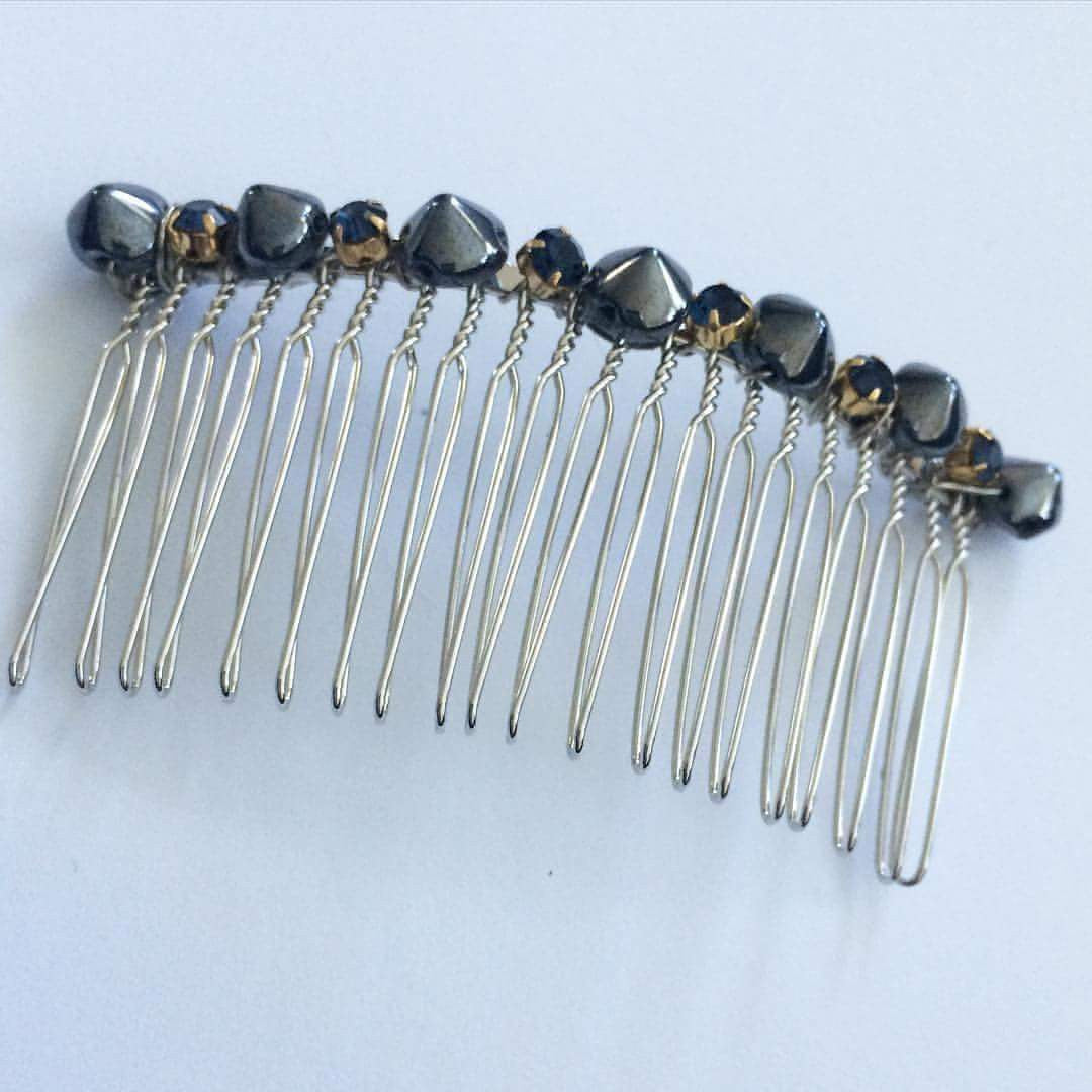 Spike Crystal Hair Comb