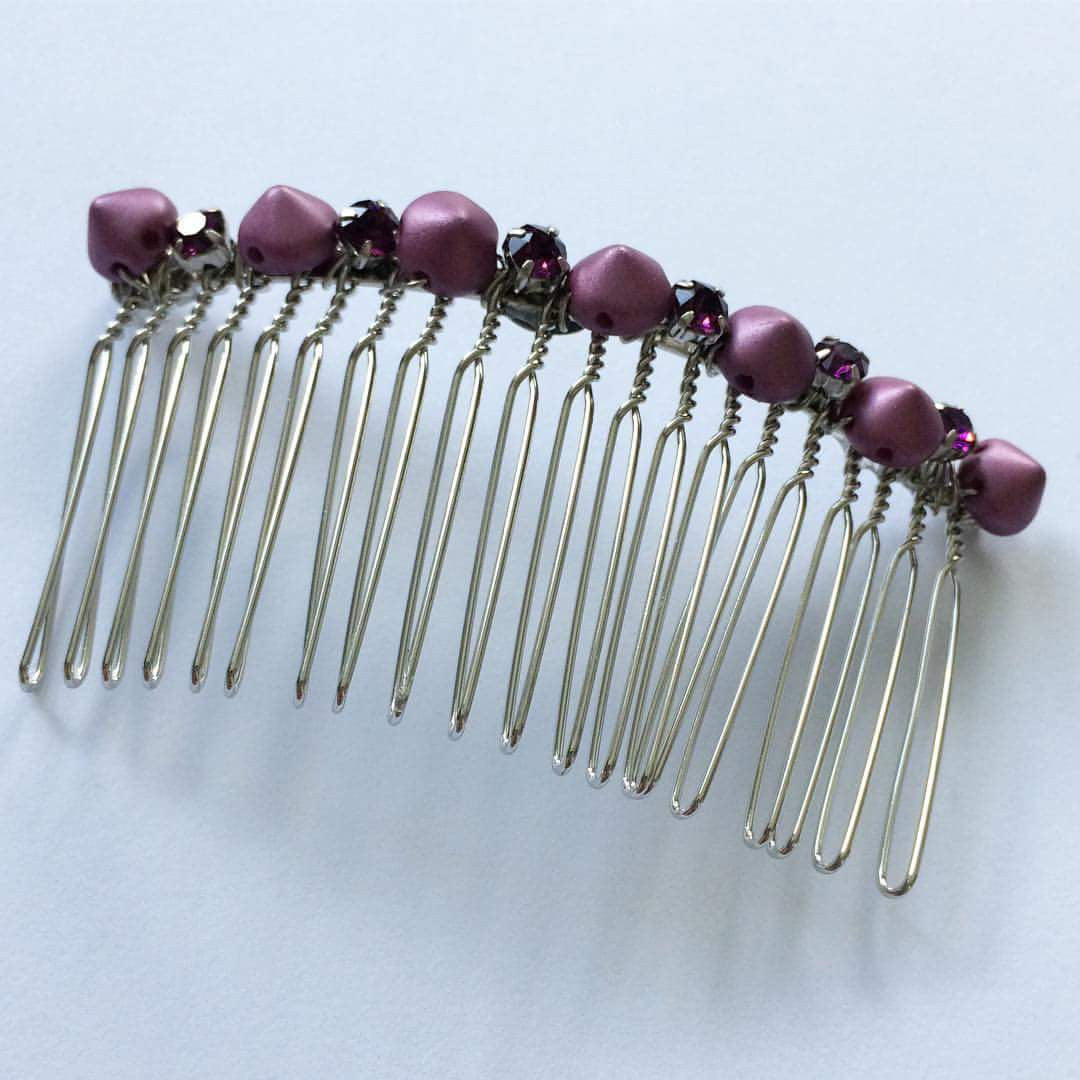 Spike Crystal Hair Comb